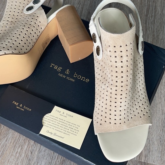 Rag & Bone Leigh Sandal in Stucco Size 8.5
